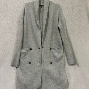 Grey J.Crew wool blend oversized cardigan size XS